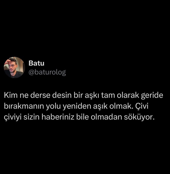 İlişkilerde çivi çiviyi söker mi?