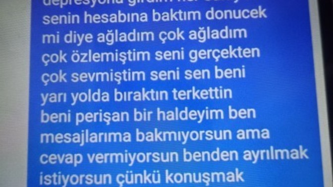 Sevgilim 6 gündür yazmıyor mesajlarıma görüldü atıyor cevap vermiyor terketti beni?
