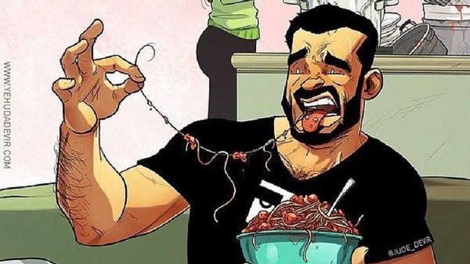 Sevdiceğinizin yaptığı yemekten saç çıksa sorun eder misiniz?