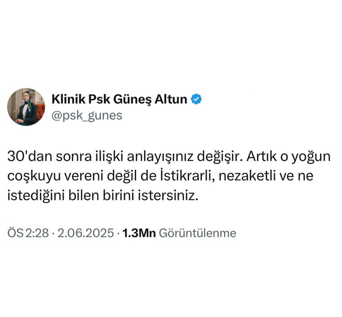 30 dan sonra ilişki beklentisi değişir mi?