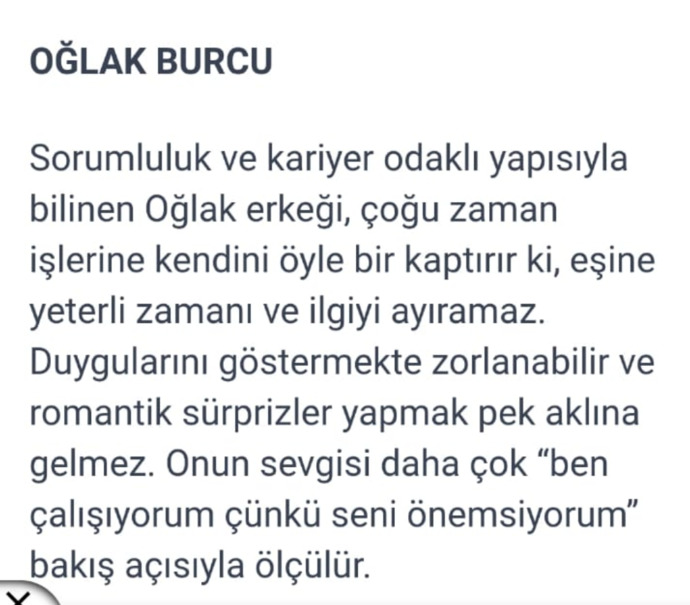 Sizde bir Oğlak erkeğine rastladınız mı?