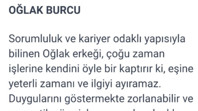 Sizde bir Oğlak erkeğine rastladınız mı?
