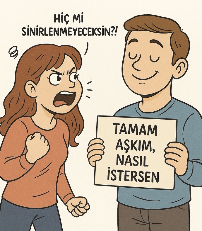 Her dediğinize nasıl istersen diyen biri sizce nasıl olurdu?