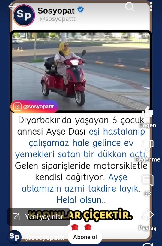 Kadın asla çalışmamali ev hanımı olmalı okul icin sahgigini vermis olsa bile diyen erkekler bunu görünce utanır mı?