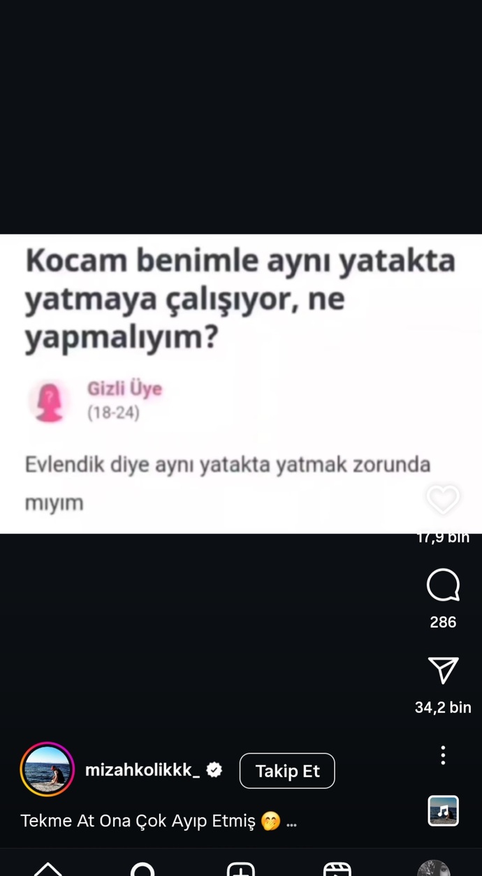 Evlenince aynı yatakta uyumak şart mı 🙄?