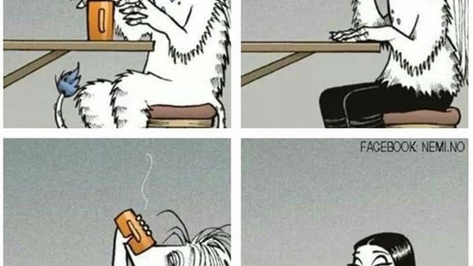 Görseldeki sizsiniz, bardakta ne var?