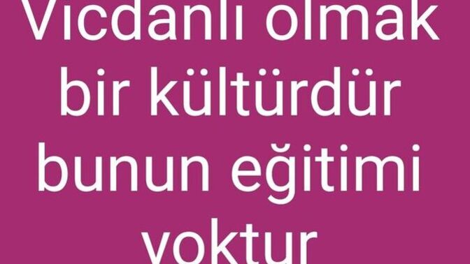 Para vicdanı da sustrudu mu?