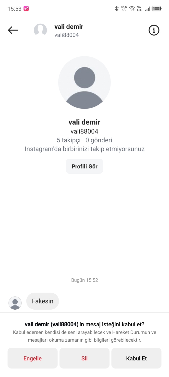 Erkekler niye açık foto paylaşmayan hesapları fake sanıyor hayır olsa da size ne lan?