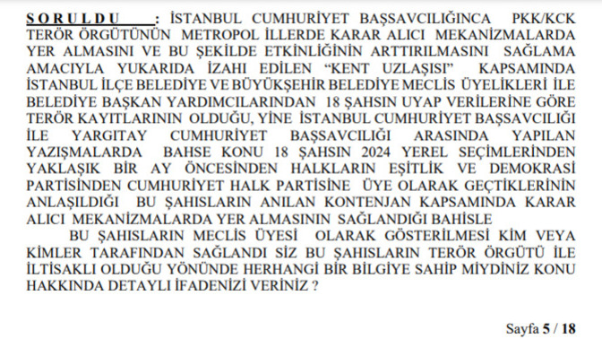 İnternette Ekrem İmamoğlu'nun ifade tutanağını yayınlamışlar, sorulan soruya verdiği cevap sizi tatmin etti mi?