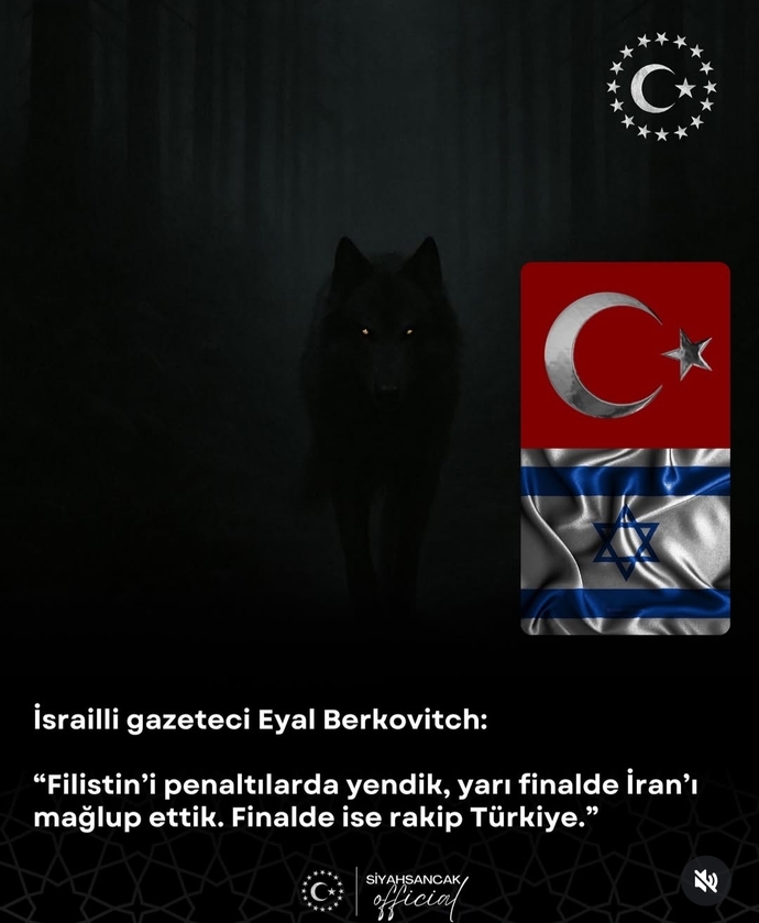 İsrailli bir gazeteci, finalde Türkiyeyle rakip olacağız demiş, ne düşünüyorsunuz?