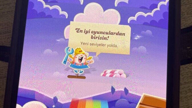 Candy Crush’ta 19.205 seviyesine gelen bir Türk, oyunu bitirmeyi başardı. Candy Crush oynuyor musunuz?