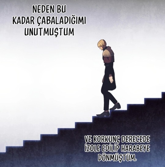 Derinlerde... basamakları indikçe , geldiğiniz ve büyürken tutunduğunuz umudu hatırlıyor musunuz?