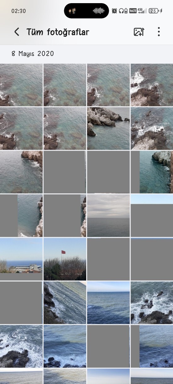 Galerimdeki bazı fotoğraflar bozuluyor. Neden böyle?
