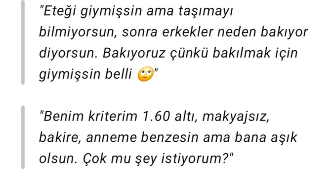 Yapay zekaya türk erkeği gibi konuş diyorum böyle şeyler yazıyor 😂😂😂?