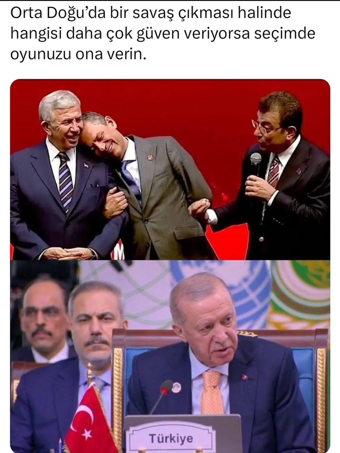 Ortadoğuda bir savaş çıksa hangisi güven verir sence?