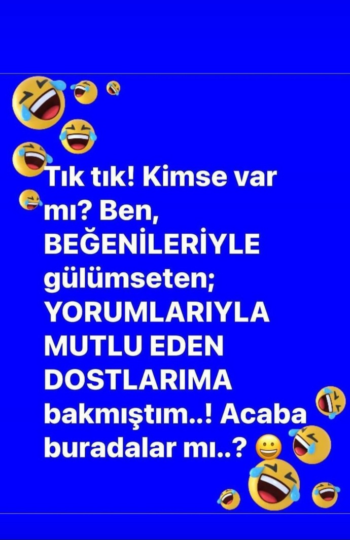 Günaydınlar efenim? Hayirli cumalar nasilsini?