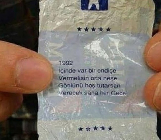 Sevgiliniz size şiir yazdı mı?