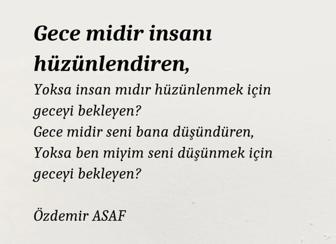 Sana bir şiir bırakayım mı?