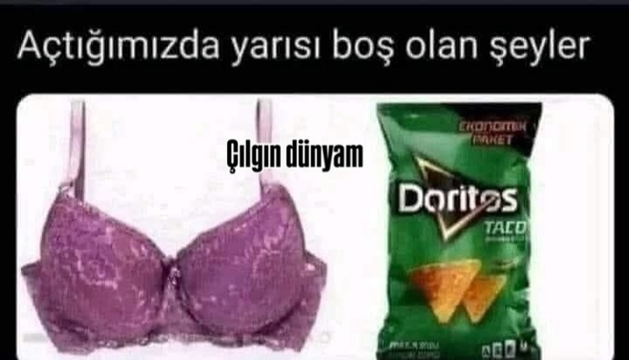 Açtığımızda yarısı boş olan şeyler diyince aklınıza ilk ne geliyor 😂?