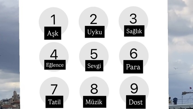 Telefon numaranızın son iki hanesine göre neye ihtiyacınız var?
