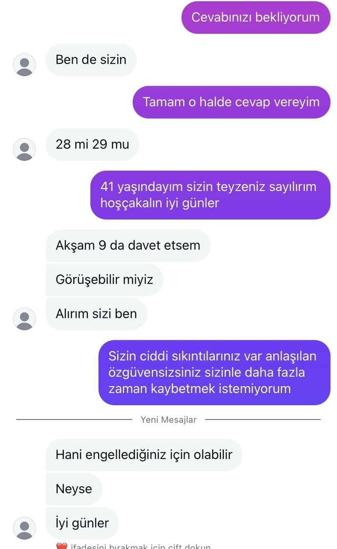 Sorum erkeklere?