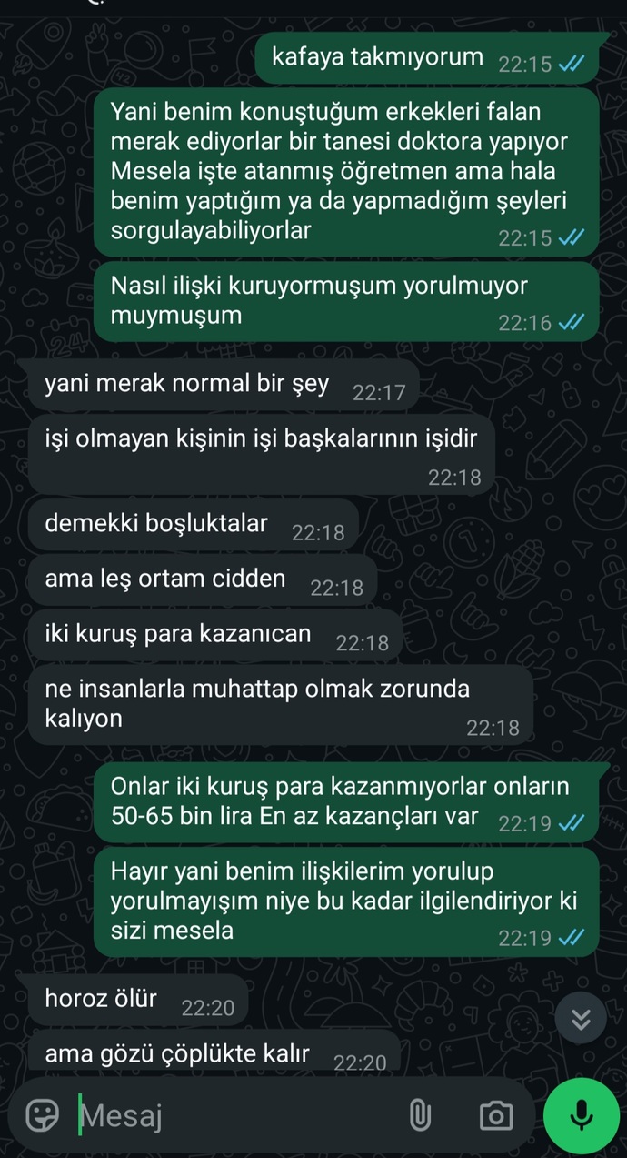 Sizce normal erkek arkadaşım dediğim kişi bana yürüyor mu?