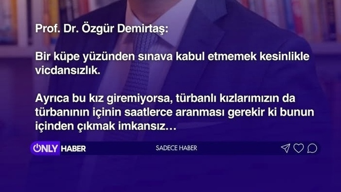 Bu olayı da türbana bağlamazsınız ya nedir bu insanların türbanla alıp veremediği sanki bizi kontrol etmiyorlar da?