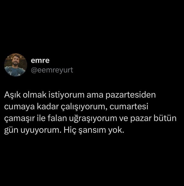 Aşka vaktiniz var mı?