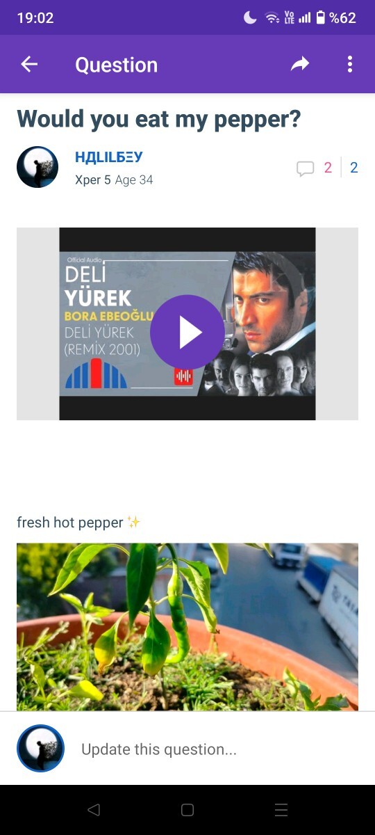 Benim biberi mi yer misiniz?