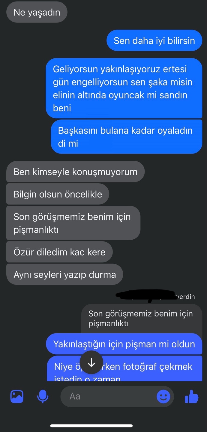 Sizce eski sevgilim benden vaz mi geçmiş tamamen?