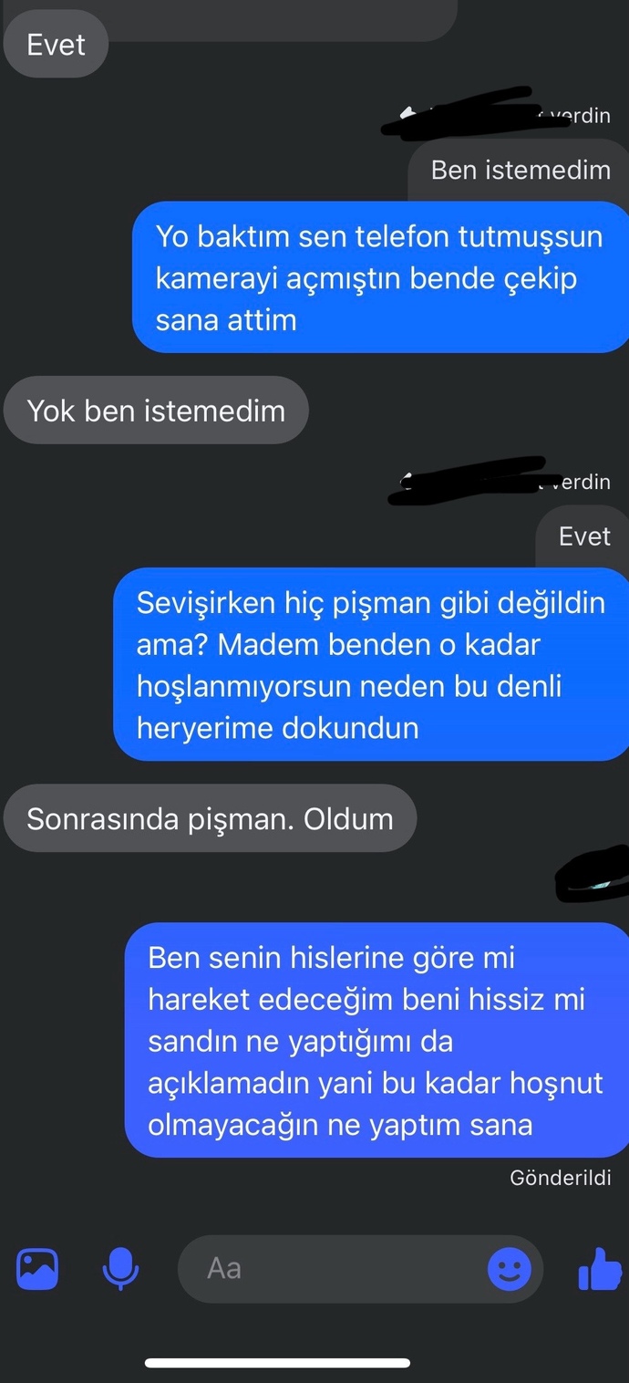 Sizce eski sevgilim benden vaz mi geçmiş tamamen?