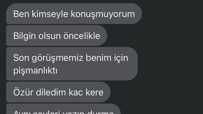 Sizce eski sevgilim benden vaz mi geçmiş tamamen?