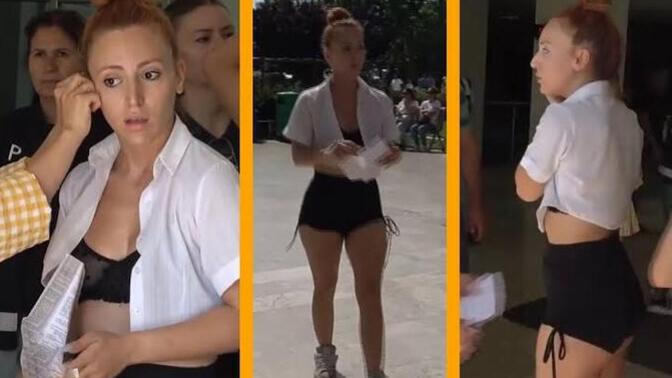 Tyt'ye iç çamaşırlarıyla gelen kadın hakkında ne düşünüyorsunuz?