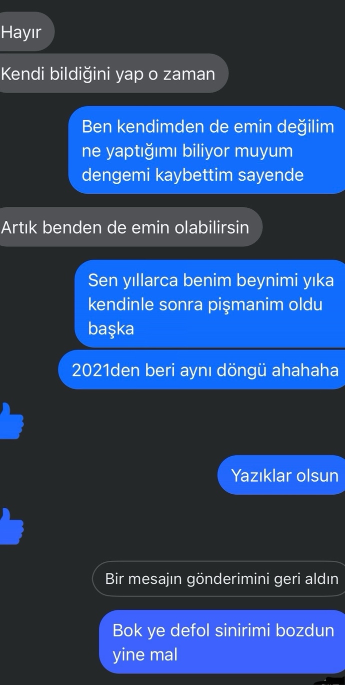 Sizce eski sevgilim tam mi vazgeçmiş bu ilişkiden?