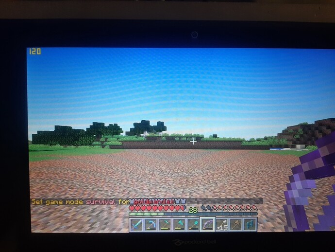 Minecraft ta 120 fps alıyom iyimi bence?