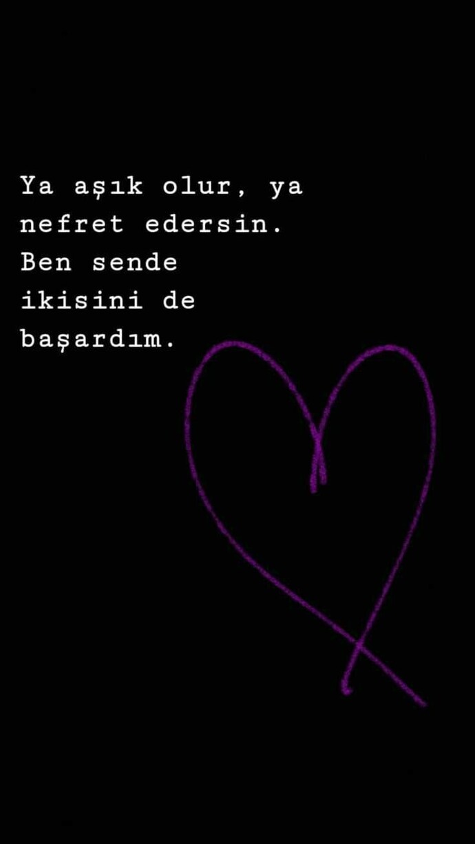 Aşkınız mı büyük, nefretiniz mi?