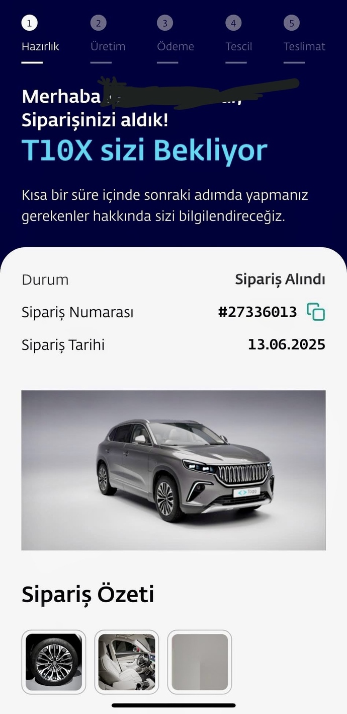 TOGG aldık 🤗 sizce güzel araba mı?
