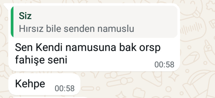 Yazışmalara bakabilir mısınız?