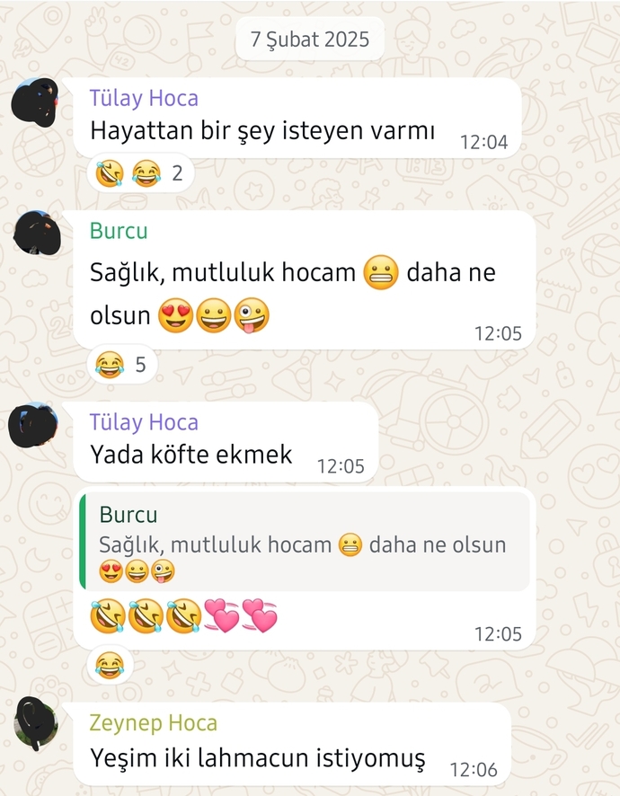 Öğle arası sipariş vermekten vazgeçemediğiniz bir yemek/restoran var mı?