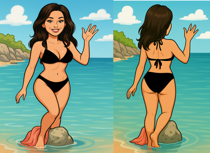 Kızlar, sizin eşiniz ya da  sevgiliniz bikinili fotoğrafınızı çekecek bikini üstü arkalı önlü nasıl görünsün isterdiniz ?