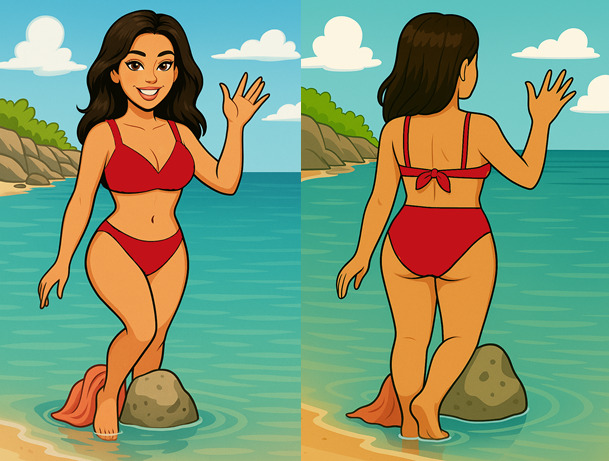Kızlar, sizin eşiniz ya da  sevgiliniz bikinili fotoğrafınızı çekecek bikini üstü arkalı önlü nasıl görünsün isterdiniz ?