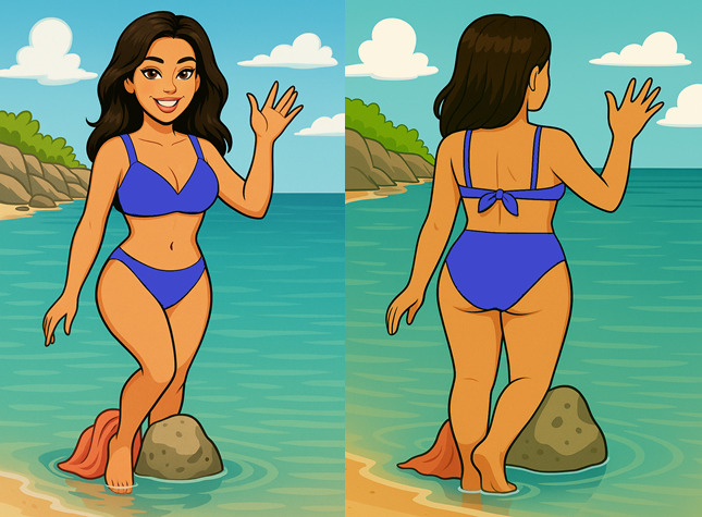 Kızlar, sizin eşiniz ya da  sevgiliniz bikinili fotoğrafınızı çekecek bikini üstü arkalı önlü nasıl görünsün isterdiniz ?