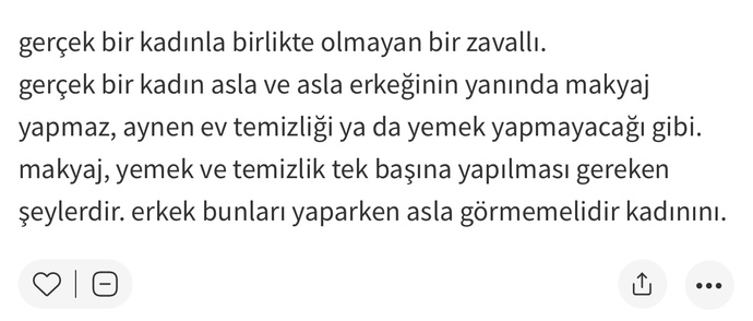 Kadın erkeğin yanında makyaj yapmamalı mı?