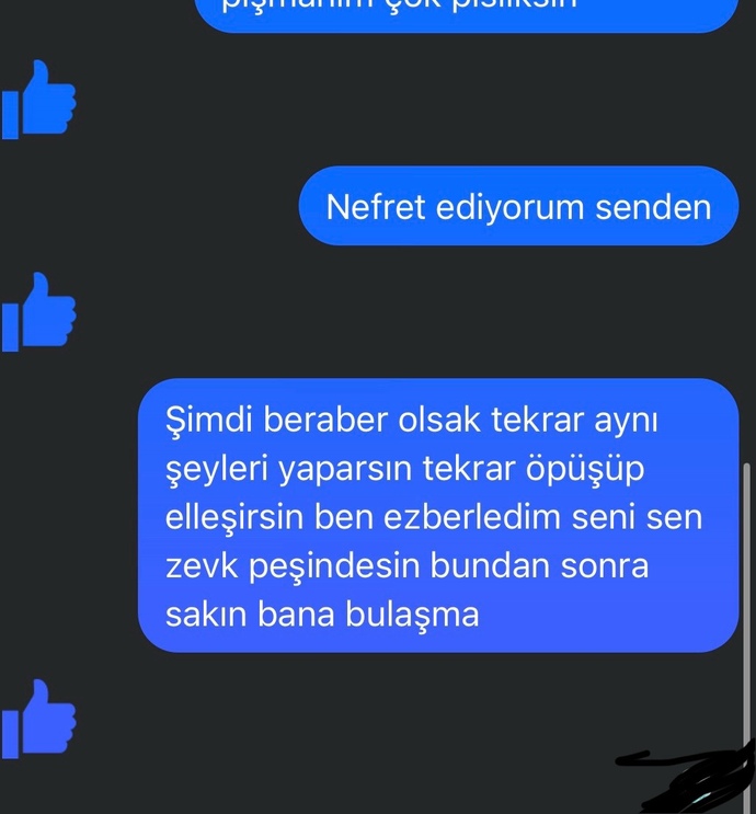 Ya cevap vermiyor Kafayi yicem?