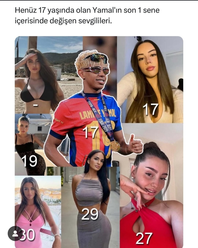 Aşkın yaşı yoktur tabi bende 29 yaşındayım 17 lik fıstıklar yazsin bekliyorum 😒