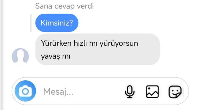 Aldığınız en garip mesaj nedir?