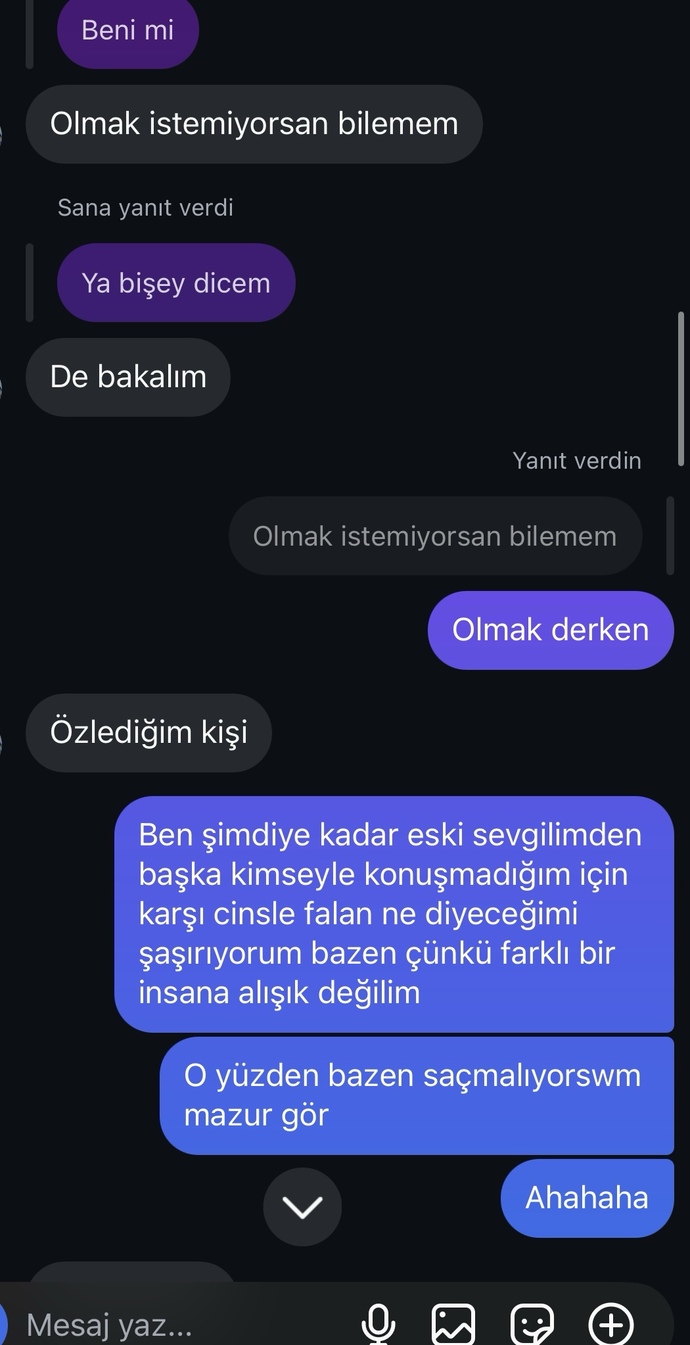 Eski sevgilimden sonra erkeklerle konuşmayı unutmuşum?