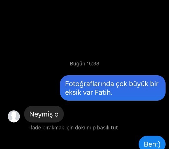 Bi kız size şunu yazsa ne düşünürsünüz?