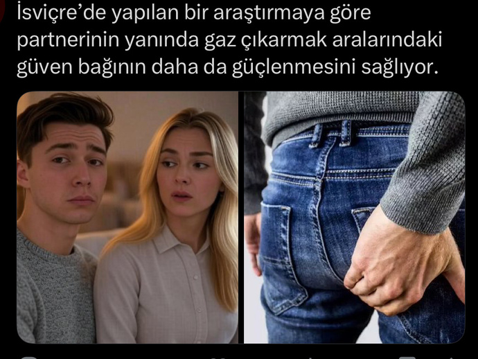 Sevgilinizin yanında gaz çıkarır mısınız?