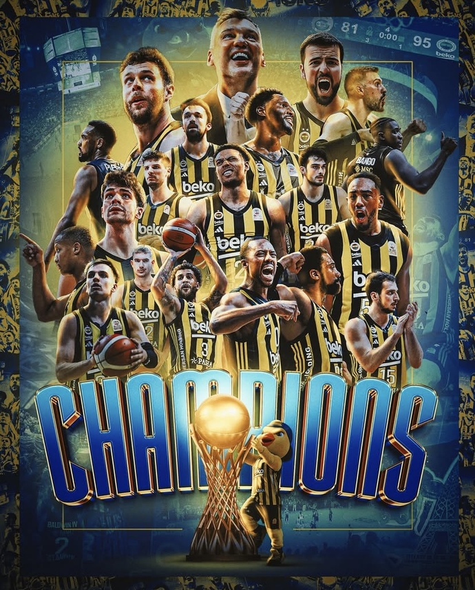 Fenerbahçe Beko, Beşiktaşı play-off final serisinde yenerek Türkiye Sigorta Basketbol Süper Ligi şampiyonu oldu! Maç hakkında ne düşünüyorsunuz?
